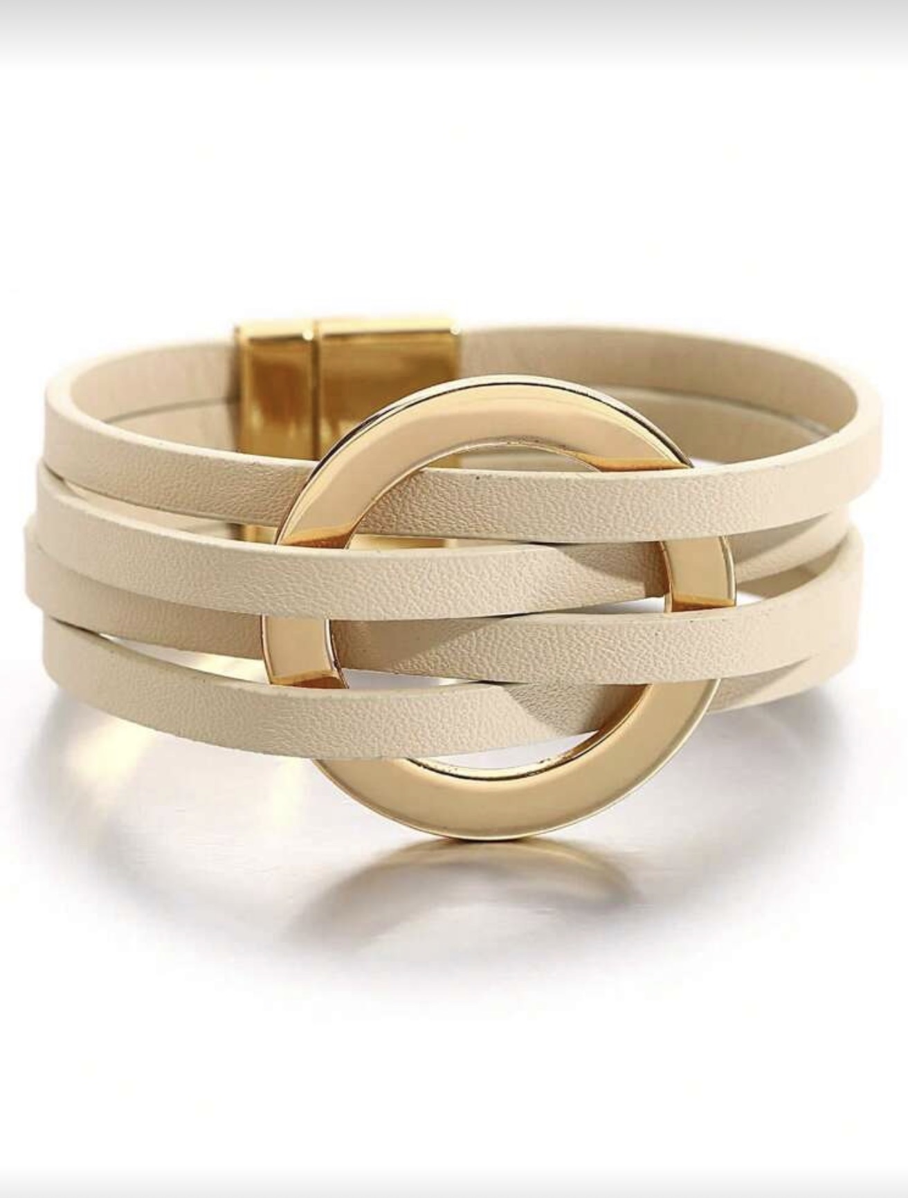 1 pièce Bracelet minimaliste à boucle croisée