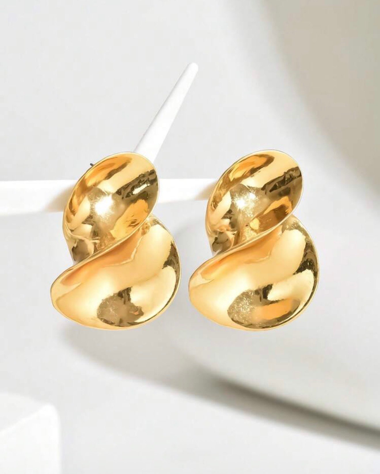 2 pièces Set de bijoux surdimensionnés minimalistes