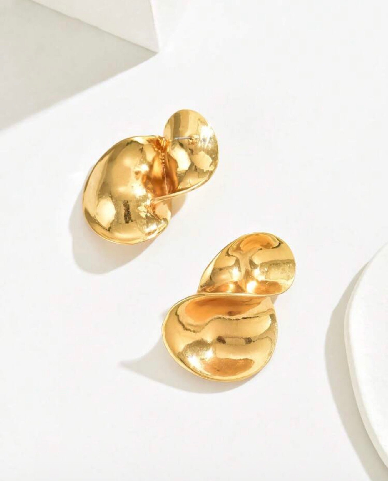 2 pièces Set de bijoux surdimensionnés minimalistes